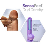 Eden Adult Sex Toys - Realistic Dual-Density Giant Dildo With Suction Cup - 10 Inch - 3" Wide Huge Thick Strap On Penis For Hands-Free Vaginal G-Spot & Anal Pleasure - Women Men & Unisex - Brown