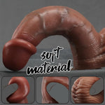 11 Inch Realistic Huge Thick Dildo Sex Toys, Skin-Like Big Thick Dildo With Strong Suction Cup For Hands-Free Play, Lifelike Silicone Monster Anal Dildos For Vagina Anal Stimulation