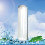 Large Glass Dildo Crystal Penis,Anal Butt Plug Anal Trainer Glass Butt Plug Big Crystal Anal Plug Anal Masturbation Butt Expander Anal Trainer Toy Clear Hollow Anal Plug For Women Men(4.5Cm)