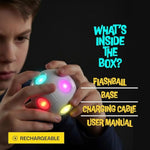 6 In 1 Brain & Memory Game Ball With Shake Detection Games, Cool Stocking Stuffers Toys, Christmas Gifts Ideas For Kids, Teens, Boys & Girls Ages 5 6 7 8 9 10 11 12+ Year Old, Fidget & Sensory
