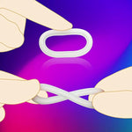 Silicone Cock Ring Set 3 Pcs Stretchy Penis Ring For Erection Enhancing Delay Ejaculation Sex Toy For Men