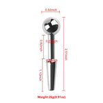 Stainless Steel Urethral Sounds Penis Plug Hollow Urethral Dilator Male Short Urethral Catheter Plug Sex Toy For Men Urethral Stimulation Masturbation (2.51Inch)