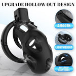 Male Chastity Cage Devices, Lightweight Sissy Chastity Cage with 8 Adjustable Cock Rings and Invisible Lock, Man Penis Exercise Bondage Gear & Accessories Couple BDSM Adult Sex Toys Game