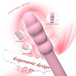 Fashionable Electric Silicone Massage Stick, Lollipop Shape, Can Be Used As Anal Plug, G-Point Stimulation, Simple And Rough Multi-Frequency Vibration, Strong Vision And Feeling (Pink)