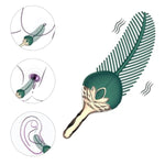 Clitoris Vibrator, 10 Powerful Vibrating Modes Feather Stimulator, Waterproof Rechargeable Adult Sex Toy For Women Couples