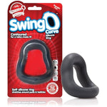 Swingo Curve Cock Ring - Penis Ring - Couple Sex Toys - Dick Ring For Mutual Pleasure - Cockring - Grey