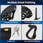 Male Chastity Cock Cage,Lightweight Device With 3 Sizes Rings And Invisible Lock,Breathable Penis Cage For Men,Bondage Gear & Accessories Adult Sex Toys For Beginners