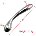 Bead Stainless Steel Double-Ended Dildo Penis Heavy-Duty Prostate Massager?Anal Butt Plug For G-Spot Stimulation Sex Toy