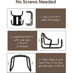 Folding Adjustable Position Assist Chair Portable Couples Mount Stool Elastic Furniture For Bedroom Bathroom Bear Weight Up To 350 Pounds 6608