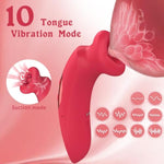 G Spot Vibrator Adult Sex Toys?Sucking Vibrator?10 Tongue Vibrating Modes And 10 Sucking Modes,Clitoral Nipple Stimulator,Tongue Sex Toy Vibrator, For Woman Couples Adult Sex Games