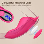 Sex Toys Lcd Display Remote Control Wearable Vibrator, Powerful Love Magnetic Clip Panty Vibrator Women Sex Toy With 10 Vibrations & 4 Speeds, Clitoral Stimulator Adult Toys For Women