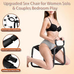 Multifunctional Sex Position Enhancer Chair BDSM Toy Sex Bench with with Adjustable Handrail & Bouncing Mount Seat, Weightless Riding Sex Stool for Couples Adult Novelty Sex Toys