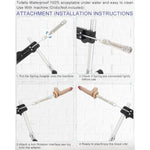 4.72" Spring Adapter Extender For Premium Sex Machine With 304 Stainless Steel Anti-Rotation System Self Lock (S 4.72" Spring Adapter)