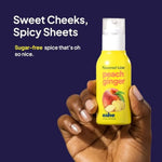 Hello Peach Ginger Flavored Personal Lubricant - Water-Based Lube - No Aftertaste, Easy Clean-Up - Vegan, Sugar-Free, Gluten-Free, & Hormone-Free - 1.7 Fl Oz