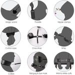 Sex Bondage Bdsm Kit 11Pcs Set Adjustable Handcuffs Ankle Eye Mask Feather Tickle Adult Play Sex Toy For Man Woman And Couple