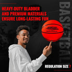 Light Up Basketball - Glow In The Dark Basketball - Teen Boys Gift Ideas For Boys 8-15+ Year Old - Led Basketball Accessories | Cool Outdoor Toys Ages 8 9 10 11 12 13 14 15 - Sports Stuff For Kids