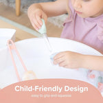 6 X Pastel Liquid Droppers For Kids Crafts - Sensory Play Pipettes For Kids - Sensory Play Toys And Accessories