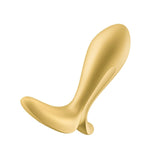 Intensity Plug Vibrator Sex Toy | Adult Toys For Women | Butt Plug In Vibrator | Vibrating Sexual Pleasure Device | Stimulation Vibrators | Unisex Sextoy (Gold)