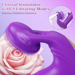 Wearable Vibrator App Remote Control Adult Toys, G Spot Vibrator Panty Mini Vibrator Egg Bullet Butterfly Rose Sex Toy, Dildo Clitoral Stimulator With 9 Vibrating & 9 Flapping For Women And Couples