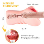 Male Masturbator, Pocket Pussy Masturbators With Textured Tight Vaginal For Stimulation Adult Pleasure Masturbation Sex Toy For Men Flesh Light