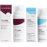 Daily V Lotion & V Lube Bundle From Silicone Base Long-Lasting Lubrication, Ph-Balanced & Doctor Recommended - For Vaginal Dryness, Discomfort, Sensitive Skin