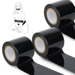 Sex Toys Bdsm Bondage Tape – 3 Rolls Electrostatic Tape For Bdsm Games Adult Sex Toys Bondage Restraints Tape Reusable Binding Pvc Sex Things For Couples Kinky 65Ft*3Rolls
