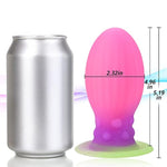 Anal Plug Silicone Anal Sex Anal Plug Anal Massage Plug With Strong Suction Cup Luminous Anal Plug For Male And Female Couples (L)