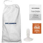 Doc Johnson Signature Series - Bam - 13 Inch Realistic FIRMSKYN Dildo with Removable Vac-U-Lock Suction Cup - F-Machine & Harness Compatible - for Adults Only, Chocolate