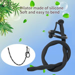 3 Pcs Silicone Penis Plug Set With Retaining Ring Hollow Urethral Sounds Dilator Removable Soft Sounding Rods Glans Trainer Stimulation Massager Sex Toy For Men (3 Pcs)