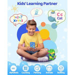 Kids Smart Phone Toys, Birthday Gifts Idea Dinosaur Toys For 3 4 5 6 7 8 Year Old Boys, Touchscreen Hd Digital Dual Video Camera, Preschool Learning Toy For Kids 3-5 Travel Trip Activity (Blue)