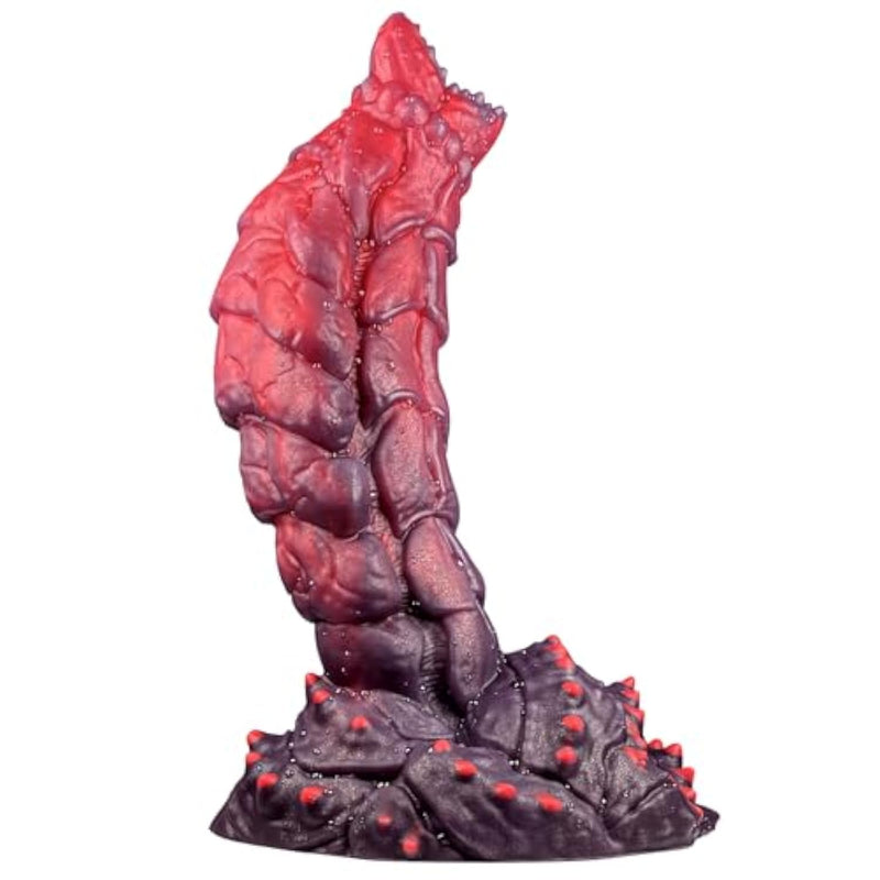 Fantasy Monster Dildo, 8.26" Alien Tentacle Silicone Dildo With Suction Cup, Thick Giant Xl Anal Plug With Textured Design For G Spot Prostate, Sex Toys For Women Men Gay