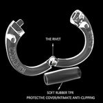 Kzpc Male Chastity Cage| Lightweight Plastic Chastity Device| Adult Toy For Men| 4 Active Sizes Rings (Transparent, Long)