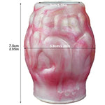 Hollow Male Penis Sleeve Silicone Penis Enlarger Sleeve Men Adult Sex Toy, Small Penis Sheath With Knot For Male Adult Toys, 3 Different Sizes (M)