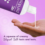Silk Intimate Lubricant - Silicone & Water-Based Lube Blend For Women/Men/Couples, Hypoallergenic Lube, Hybrid Silicone Lube & Water-Based Lubricant, Waterproof, Unscented, 8.5 Fl Oz