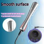 Electric Butt Plug Estim Prostate Massager for Men Women Anal Electro Stim E-Stim Electrosex Toys Stainless Steel Remote Control BDSM Electro Sex Couples Adult Prostate Stimulation Metal Sex Toy.