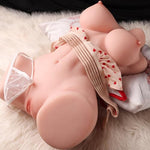 Sex Doll Torso for Men Adult Sex Toys with Pussy Ass Boobs, Muscular Vest Lines for Male Masturbators 3 in 1 Realistic Sex Dolls Toys Female Torso with Breats and 3D Vagina Anus Love Doll - Flesh XQ