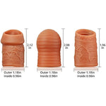 Penis Ring Set, 3 Different Types Liquid Silicone Cock Rings With Buckle Design For Couples Sex