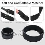 Bdsm Sex Toys Restraints, Couples Sex Bondage Handcuffs Adjustable Sex Bondage Wrist Straps Wrist-To-Thigh, With Adjustable Leg Straps Handcuffs For Couple