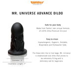 Sex/Adult Toys Mr. Universe Advanced Dildo - 100% Ultra-Premium Super Soft Silicone Wand Massager, Harness & Machine Compatible For Anal, Vaginal, Men, Women, Lgbtq - Onyx
