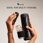 HANDY Handsfree Desk Mount with Cup Bundle - Automatic Male Masturbator and Clamp Holder, Adjustable Sex Toy Stand