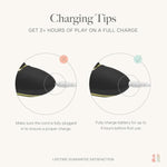 Fliq Bending Dual-Function Vibrator Wand | Sex Toys | Personal Massager | 10 Vibrations & 10 Flicking Patterns | G Spot Vibrator | Adult Toys | Gifts For Women - Off White