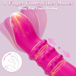G Spot Vibrator Women Sex Toys, 3 In 1 Female Vibrator Wand With 8 Come-Hither & Vibrating & Up-Down Sliding Modes, Clitoral Stimulator Nipple Vibrators Adult Sex Toys For Women Couple