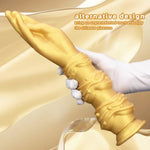 13" Silicone Fist Dildo, Xxl Realistic Flexible Hand Dildos Anal Plug Butt Plug Fisting For Anal Dilator Stretching Vaginal Prostate Massage With Suction Cup Adult Sex Toys For Women Men (L)