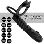 Dildo Anal Vibrator Double Penetration Penis Vibrator Butt Plug For Couples Men Prostate Massager Female Masturbator Adults Sex Toys For Woman Men Gay