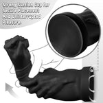 Fist Explorer Realistic Fist Dildo - 14.76" Black Silicone Anal Dildo, Large Thick Dildo With Suction Cup For Deep Penetration, Anal Toys For Men And Women - Suitable For All Genders