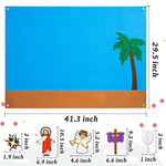 Christmas Felt Board Learning Play Kit 41 Piece Set