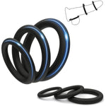 Silicone Penis Ring 3 Different Sizes For Men Delay Ejaculation Erection Cock Rings Set Penis Sleeve Penis Enlarger Sexual Pleasure Enhancing For Adult Sex Toys