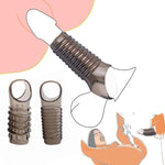 New Penis Rings For Men Erection, 2Pcs Reusable Cock Rings Penis Enlarge Sleeves Girth, Long Lasting Stronger Strechy Adult Sex Toys For Men Or Couple Enhance Sexual Pleasure
