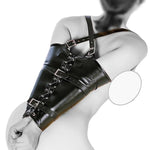 Pu Leather Hand Restraints Bondage Armbinder Bdsm Adjustable Restraints Arm Handcuffs Bondage Bag Handcuffs Wrist Restraint Harness Fetish Sex Toy