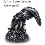 Black Anal Dildo Suction Cup, Ultra-Soft Suction Dildo For Women Men Gay Use, Lifelike Large Adult Toys, 7 Inch Dildo Animal Monster Tentacle